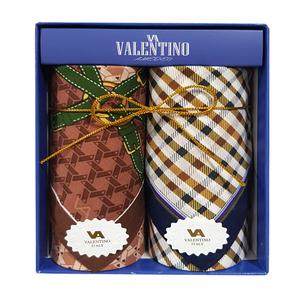 발렌티노 2매 손수건 남성 여성 선물용 고급디자인