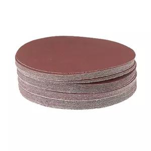 원형 사포 4인치 100mm 10매 무홀 샌딩 페이퍼 패드