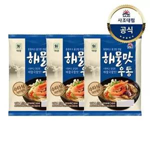 [사조대림][사조대림] 대림선 해물맛우동 212g x3개