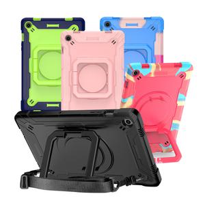 갤럭시탭 A9 A8 A7 S10 S9 S8 S7 S7FE S6 플러스 FE 라이트 스퀘어 스트랩 아머케이스