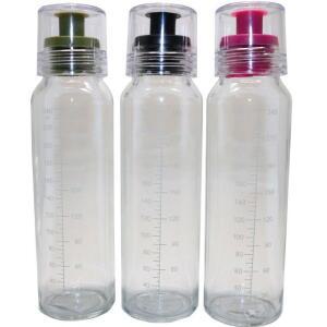 네오플램 눈금있는 오일병 드레싱 소스보관병 240ml 참기름병 양념병