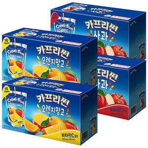 카프리썬 망고 20팩 + 사과 20팩 / 과일주스 음료수
