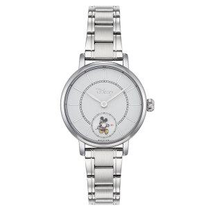 디즈니 미키마우스 무빙초침 여성 메탈시계 D12132MWW