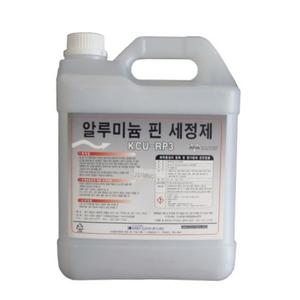 라디에이터 알루미늄 핀 세척제 4L 라지에이터 냉각핀 히터 에어컨 청소 세정제