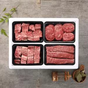 [작심밀도]우리가락 1++한우갈비세트3호찜갈비x2 불고기 국거리