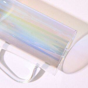 [기타]오로라 홀로그램 내열유리 머그컵 700ml