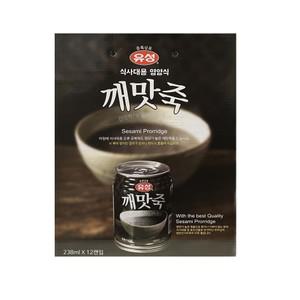 유성깨맛죽 2박스 24캔(238mlx12캔x2박스) 선물세트 유통기한1년이상