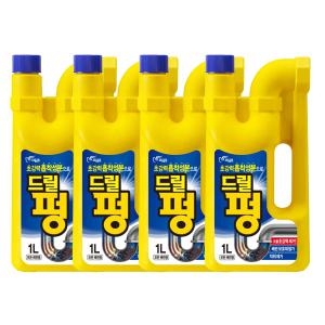 피죤 드릴펑 1L 4개