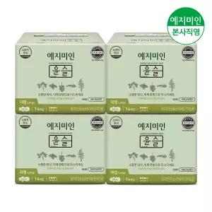 예지미인 한방 윤슬 순한 순면 생리대 대형14Px4팩