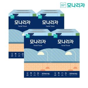 모나리자 미용티슈 300매*6입 x 4팩