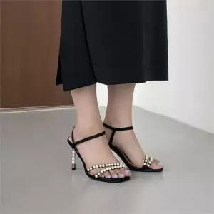 [오노마] ONM 스트랩힐 샌들구두 진주장식 여름슈즈 캐주얼신발 (S8752696)