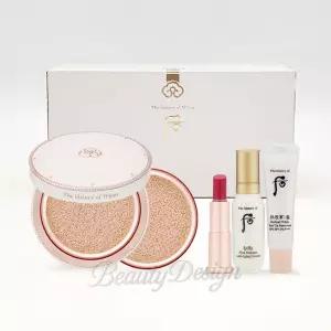 후 공진향 설 미백 톤업 선 쿠션 세트