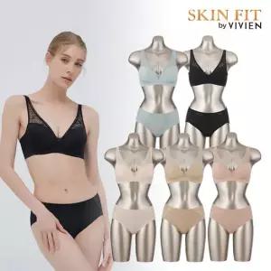 비비안 스킨핏 라이크라 더블리프팅 노와이어 여성속옷세트 10종