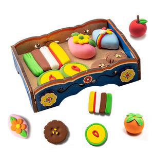 클레이 추석 다과상 만들기 소품 장식 방과후 한가위 명절 음식