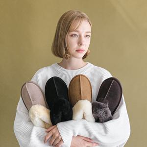 [공식판매] 올리 소가죽 양모 뮬 3cm