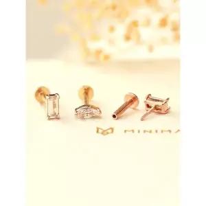 [미니멀피어싱]14K 인터널 미니 보트 테파 큐빅 라블렛 피어싱