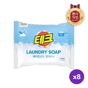 테크 베이킹소다 빨래비누 180g x 8개
