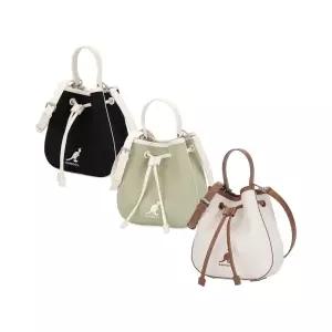 [롯데백화점]캉골 여성 듀오 캔버스 버켓백 Ⅱ 3912 3종