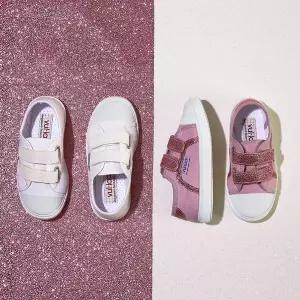 [트래드후스](센텀시티점)[불라디]투스트랩 글리터 스니커즈 여아,남아 캔버스 스니커즈 2059(핑크,화이...