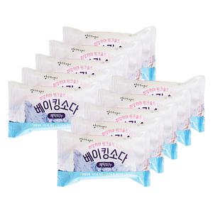 애경 엄마의 선택 히말라야 핑크솔트 담은 베이킹소다 세탁비누 180g 10개 빨래비누