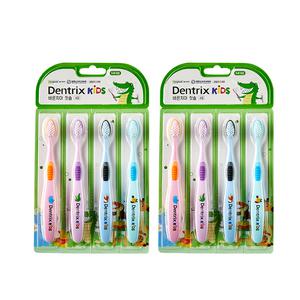 덴트릭스키즈 바른치아 칫솔 4개입 x 2세트