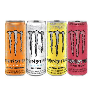 몬스터 355ml (선라이즈 울트라 시트라 파이프) 6캔씩 24캔
