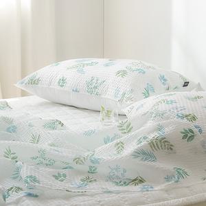아르페지오베이직 플랜츠 그린 시어서커 여름 홑이불, SS, 150X205