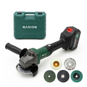 21V 무선 충전식 핸드 그라인더 4인치 앵글 절단기 연마기