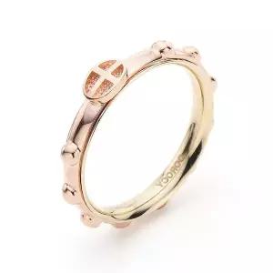 [도로시] 14k 심플오벌 회전 묵주반지