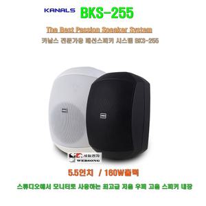 강의용 패션스피커 KANALS BKS-255(5.5형우퍼/160W출력) 천정 및 벽부형/강의실-회의실-교회부속실용/1조