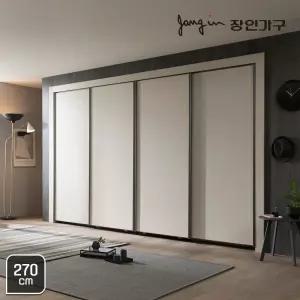 장인가구 피코 베이직 매트 슬라이딩붙박이장 270cm