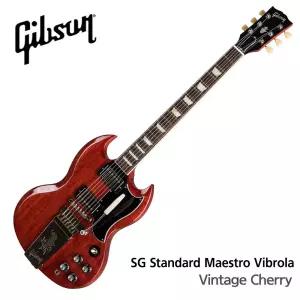 [프리버드] 깁슨 일렉기타 Gibson USA SG Standard 61 Maestro Vibrola Vintage Cherry SG61V00VENH1