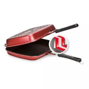 키친아트 금상첨화 다이아몬드코팅 피쉬 양면팬 (특대형) 생선구이팬