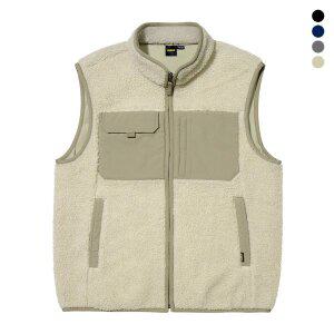 [기타]랜더스 양털 뽀글이 후리스 플리스 조끼 LD65W 아이보리