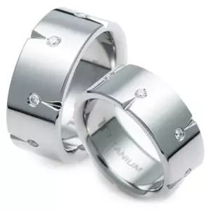 T-089 DIA CO 다이아몬드 티타늄 커플링 반지 이니셜무료 무료배송 맞춤제작 평생AS