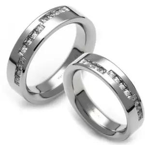 T-015 DIA CO 다이아몬드 티타늄 커플링 반지 이니셜무료 무료배송 맞춤제작 평생AS