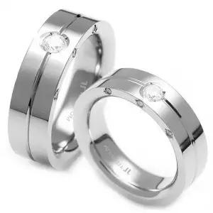 T-259 DIA CO 다이아몬드 티타늄 커플링 반지 이니셜무료 무료배송 맞춤제작 평생AS