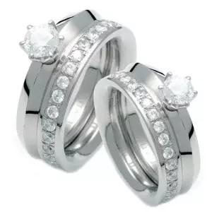 TW-972 DIA CO 다이아몬드 티타늄 커플링 반지 이니셜무료 무료배송 맞춤제작 평생AS