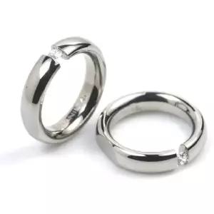 T-721 DIA CO 다이아몬드 티타늄 커플링 반지 이니셜무료 무료배송 맞춤제작 평생AS