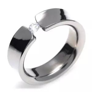 TQ-207 DIA 다이아몬드 티타늄 반지 이니셜무료 무료배송 맞춤제작 평생AS