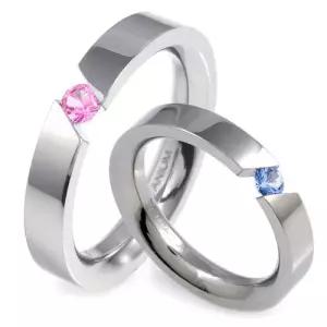 T-569 CO 티타늄 커플링 반지 이니셜무료 무료배송 맞춤제작 평생AS