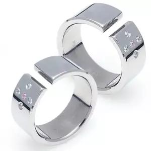 T-357 CO 티타늄 커플링 반지 이니셜무료 무료배송 맞춤제작 평생AS