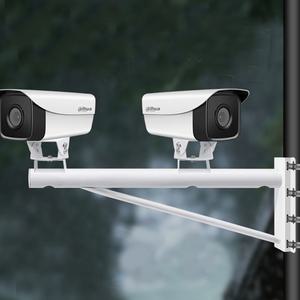 듀라맥스 CCTV 브라켓 설치 감시카메라 DMT-006 이중 벽+파이프 브라켓