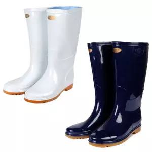보생 향균 남자 장화 (백색/청색) 위생장화 안전화 PVC 학교 구내식당 급식실 주방