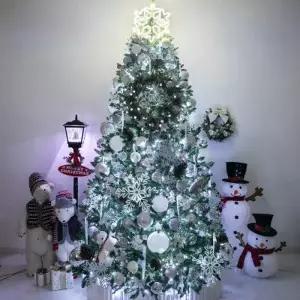 [텐바이텐]크리스마스 트리 풀세트 LED 메탈사이버스타몬타나 300cm 단면