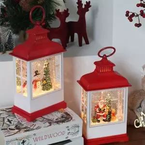 [텐바이텐]투명랜턴 크리스마스 워터볼 오르골 산타 트리 눈사람 스노우볼 무드