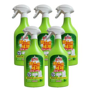 홈스타 락스와세제 3x 폼 스프레이 후레쉬향 750ml x 5