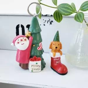 [텐바이텐]2P세트 산타 강아지 크리스마스 메모꽂이 세트