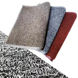 제이오마켓 모카 현관매트 60x90cm 그레이/업소용 아파트 출입구 신발장 미끄럼방지 PVC 코일 쿠션 신발털이매트