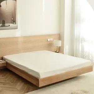 호텔식 화이트 플랫시트 순면 60수 침대시트 슈퍼싱글 퀸 매트리스 커버